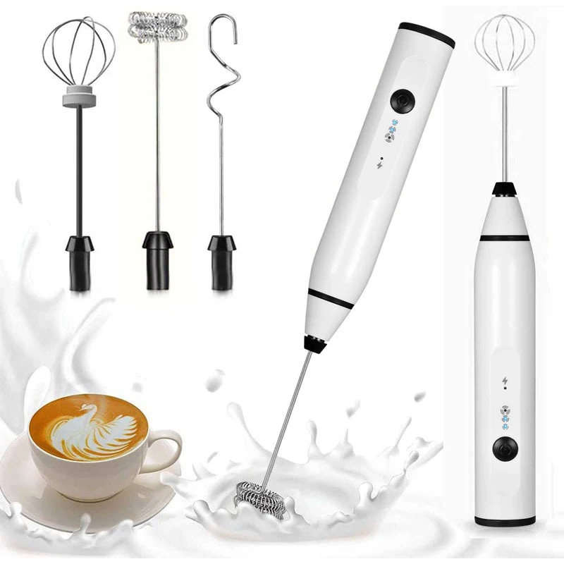 ミニ電動ハンドヘルドミルク泡立て器、USB電動ミキサー、ミル - Portable Blender Usb Rechargeable のレビューと価格