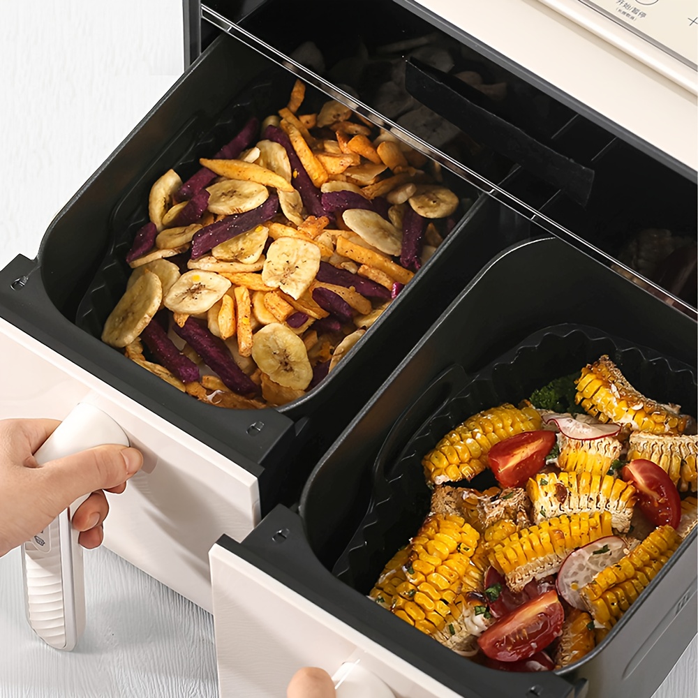 エアフライヤー用シリコン製鍋2個セット。耐熱性があり、オーブ - Air Fryer Silicone Pot Liner のレビューと価格