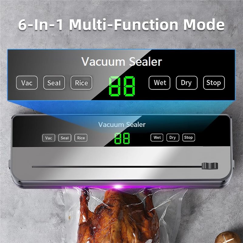 ABKR 食品用真空シーラー。カッター付き。自動・手動両用。 - Food Vacuum Sealer Machine のレビューと価格