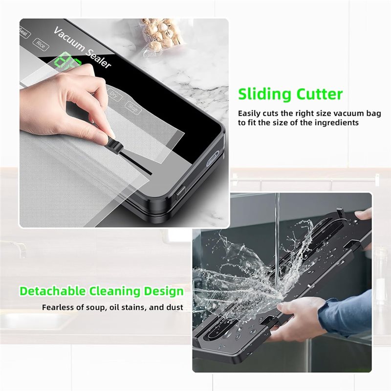 ABKR 食品用真空シーラー。カッター付き。自動・手動両用。 - Food Vacuum Sealer Machine のレビューと価格