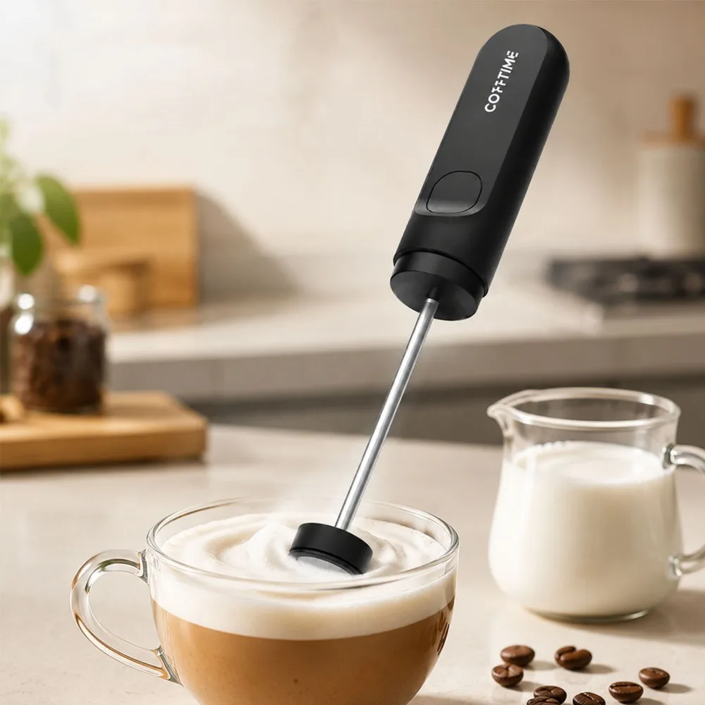 電動ミルクフォーマーで、手軽にミルクを泡立て。電動ミルク泡立 - Electric Milk Frother Handheld のレビューと価格