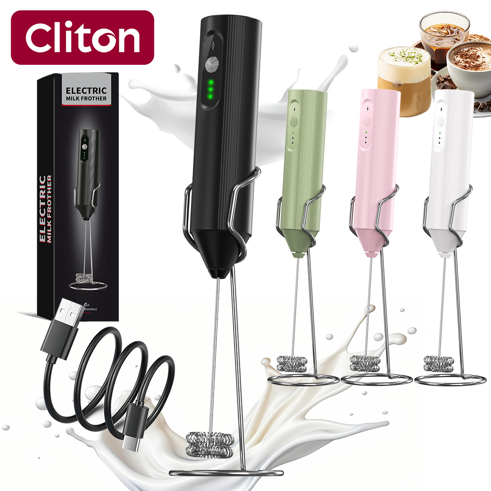 オフィス用多機能ワイヤレス充電式ハンドヘルド電動ミルク泡立て - Electric Milk Frother Handheld のレビューと価格