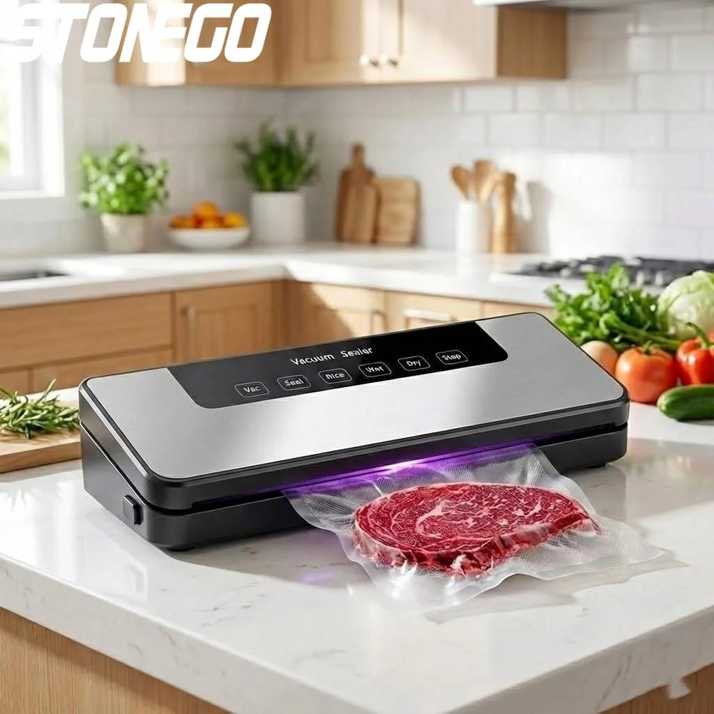 自動真空シーラー 65kPa、高耐久性、乾燥・湿潤・油・粉末 - Food Vacuum Sealer Machine のレビューと価格