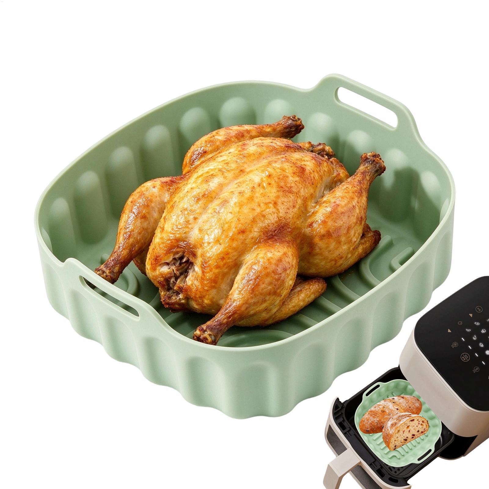 エアフライヤー用シリコンライナー、耐熱バスケット、調理器具、 - Air Fryer Silicone Pot Liner のレビューと価格