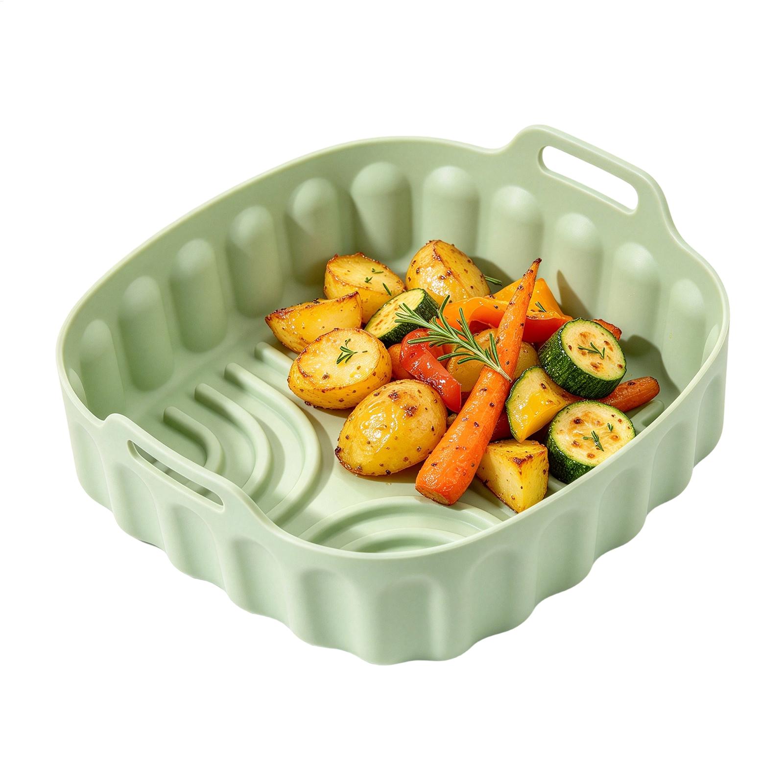 エアフライヤー用シリコンライナー、耐熱バスケット、調理器具、 - Air Fryer Silicone Pot Liner のレビューと価格